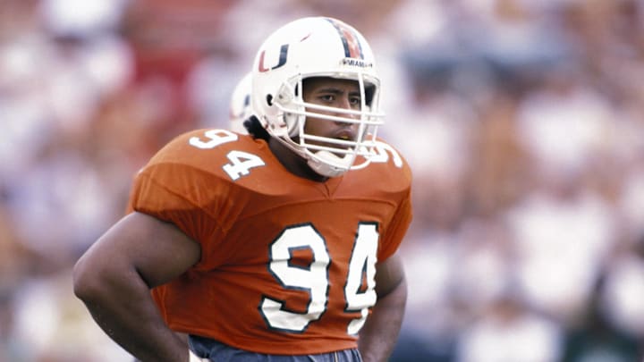 Unknown Date; Miami, FL, USA; FILE PHOTO; Miami Hurricanes defensive tackle (94) Dwayne Johnson during the 1994 season at the Orange Bowl. Johnson went on to become a professional wrestler and actor known as "The Rock". Mandatory Credit: Photo By Imagn Images (c) Copyright Imagn Images Unknown Date; Miami, FL, USA; FILE PHOTO; Miami Hurricanes defensive tackle (94) Dwayne Johnson during the 1994 season at the Orange Bowl. Johnson went on to become a professional wrestler and actor known as "The Rock". Mandatory Credit: Photo By Imagn Images (c) Copyright Imagn Images