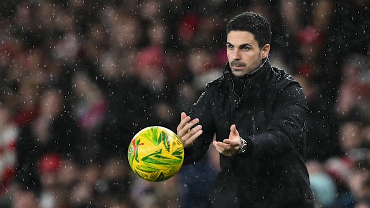 Mikel Arteta complained about the Carabao Cup ball