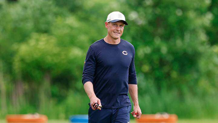 Chicago Bears head coach Ben Johnson walks on the field during practice. Mandatory Credit: Kamil Krzaczynski-Imagn Images Chicago Bears head coach Ben Johnson walks on the field during practice. Mandatory Credit: Kamil Krzaczynski-Imagn Images