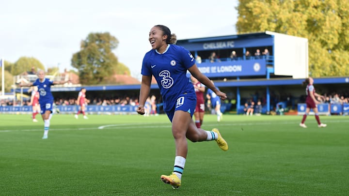 James netted a brace for Chelsea