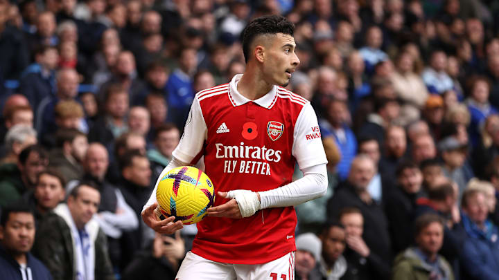 O brasileiro Gabriel Martinelli, do Arsenal, é o segundo meia-esquerda mais promissor do FIFA 23