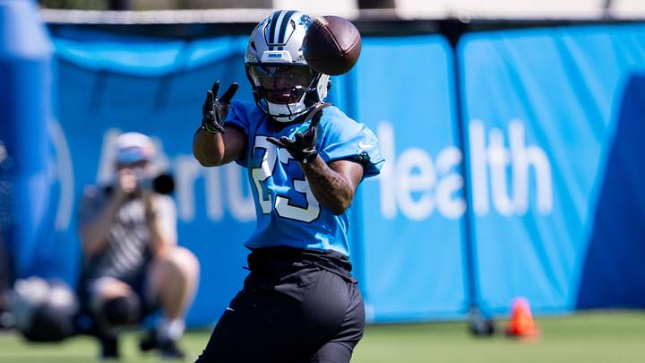Carolina Panthers running back Trevor Etienne.