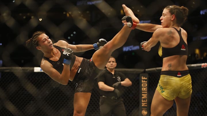 Dern and Ribas will return to the Octagon after fighting for the first time in 2019. Dern and Ribas will return to the Octagon after fighting for the first time in 2019.