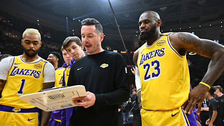 D'Angelo Russell, JJ Redick, LeBron James, Los Angeles Lakers