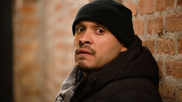 CHICAGO FIRE -- "Shut It Down" Episode 814 -- Pictured: Joe Minoso as Joe Cruz -- (Photo by: Adrian Burrows/NBC)