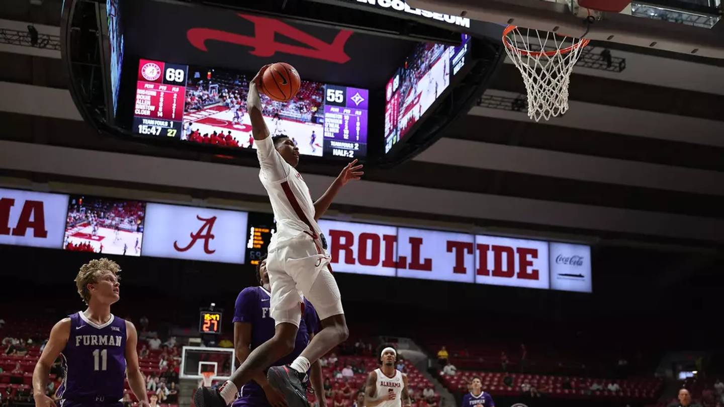 Three Alabama Freshmen Produce 'A Lot of Good Moments' in Preseason Win Over Furman