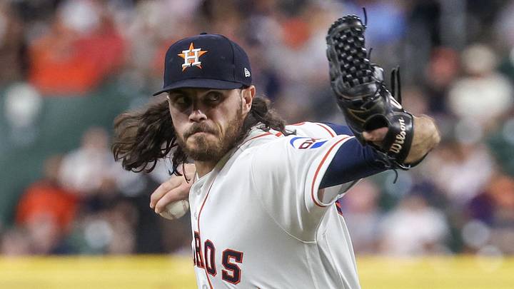 Houston Astros starting pitcher Spencer Arrighetti