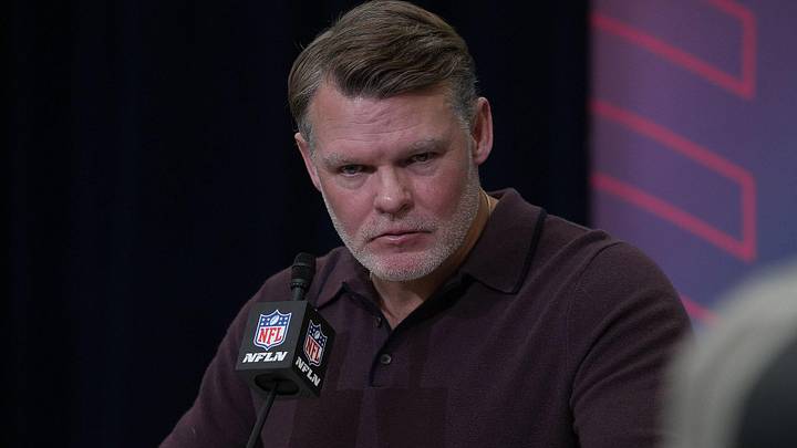 Indianapolis Colts general manager Chris Ballard meets with the media at the 2026 NFL Combine. Indianapolis Colts general manager Chris Ballard meets with the media at the 2026 NFL Combine.