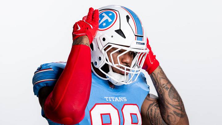The Tennessee Titans upgraded their uniforms this offseason. The Tennessee Titans upgraded their uniforms this offseason.