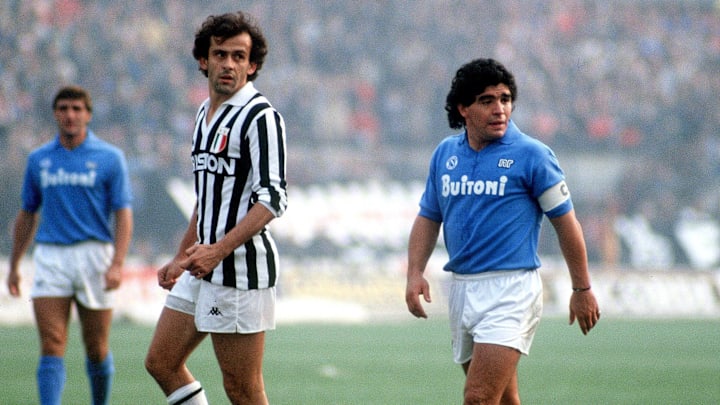 Platini y Maradona Platini y Maradona
