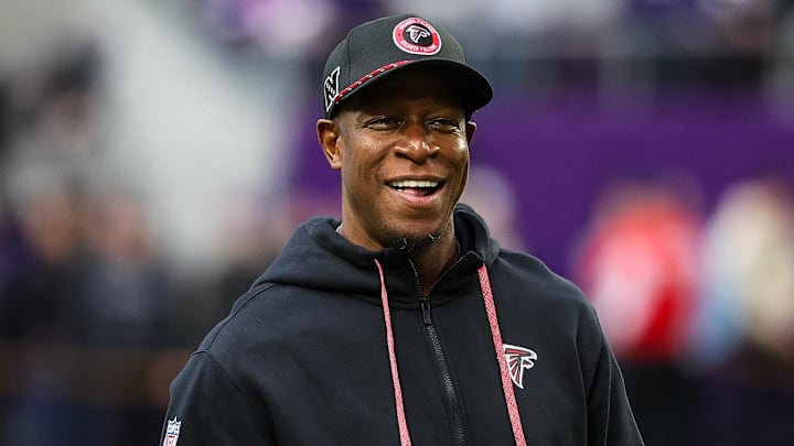 Atlanta Falcons head coach Raheem Morris will lead his team into the NFL's first game in Berlin in league history. Atlanta Falcons head coach Raheem Morris will lead his team into the NFL's first game in Berlin in league history.