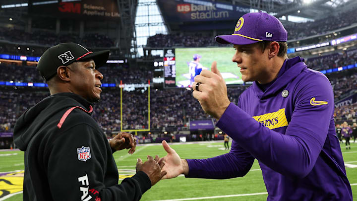Minnesota Vikings head coach Kevin O'Connell and Atlanta Falcons head coach Raheem Morris will face each other for the second time in Week 2 of the 2025 NFL season.