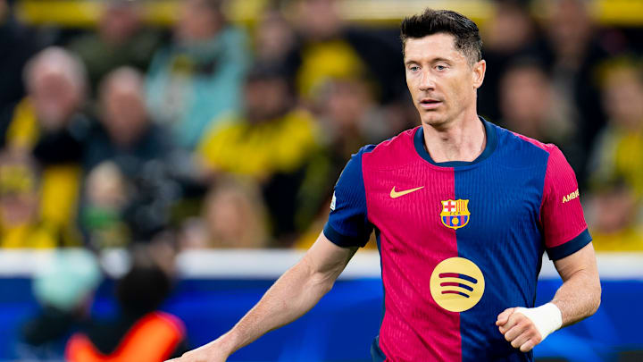 Robert Lewandowski sous les couleurs du Barça.