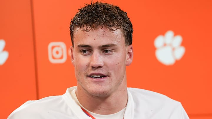 Clemson linebacker Wade Woodaz enters his final season of college football. Clemson linebacker Wade Woodaz enters his final season of college football.
