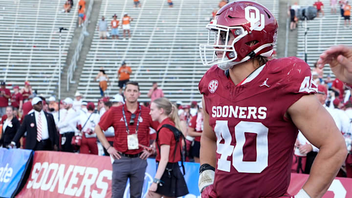 Oklahoma defensive lineman Ethan Downs