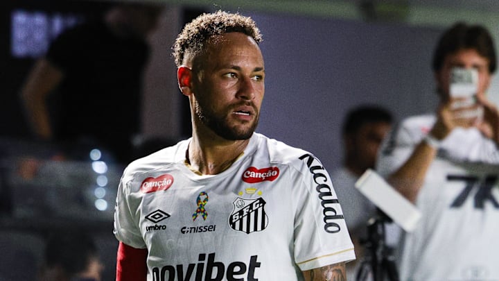 Neymar é a principal estrela do plantel do Santos