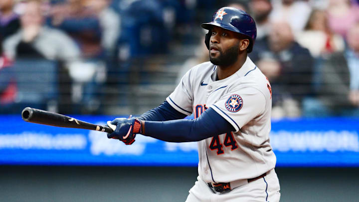 Houston Astros designated hitter Yordan Alvarez