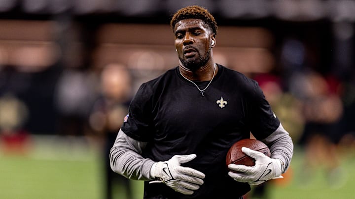 New Orleans Saints tight end Juwan Johnson.