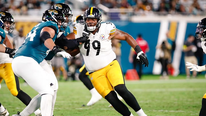Pittsburgh first-round draft pick and Pro Duck Derrick Harmon was carted off the field Thursday night during the Steelers' 19-10 win at Carolina in their final preseason game. Diagnosed with an MCL sprain, he's expected to be out 4-6 weeks.