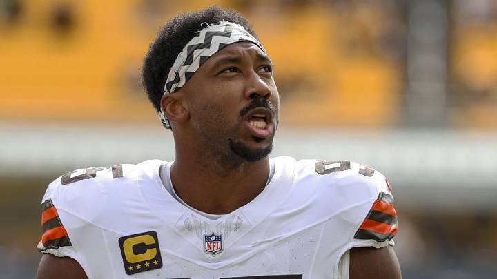 Cleveland Browns defensive end Myles Garrett Cleveland Browns defensive end Myles Garrett