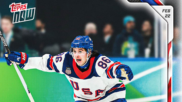 Jack Hughes - 2026 Olympics Topps NOW® - Card 18 (Base)