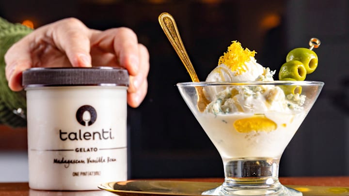 Talentini, Vanilla Bean Dirty Martini Sundae