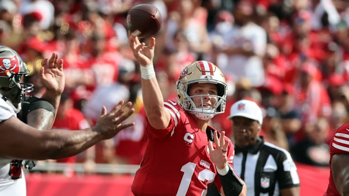 Former Iowa State quarterback Brock Purdy (13) continues to put up huge numbers for the San Francisco 49ers. Former Iowa State quarterback Brock Purdy (13) continues to put up huge numbers for the San Francisco 49ers.
