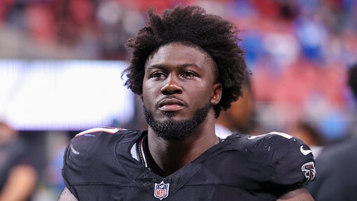 Atlanta Falcons rookie Jalon Walker played the most snaps of any edge rusher against the Buffalo Bills. 