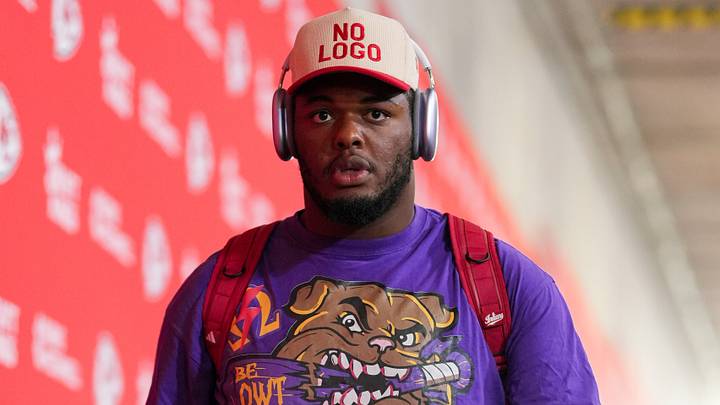 Aug 28, 2026; Kansas City, Missouri, USA; Kansas City Chiefs offensive tackle Kahlil Benson (70) arrives prior to a game against the Seattle Seahawks at Arrowhead Stadium. Mandatory Credit: Jay Biggerstaff-Imagn Images Aug 28, 2026; Kansas City, Missouri, USA; Kansas City Chiefs offensive tackle Kahlil Benson (70) arrives prior to a game against the Seattle Seahawks at Arrowhead Stadium. Mandatory Credit: Jay Biggerstaff-Imagn Images
