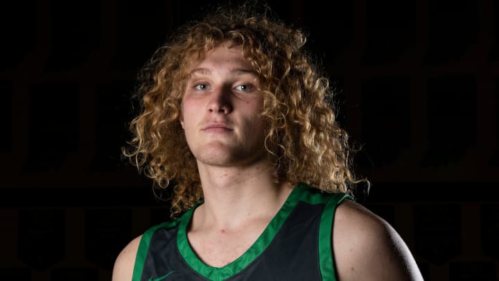 Cathedral Jake Davis (15) poses for a photo Thursday, Nov 10, 2022 at Cathedral High School in Indianapolis.

High School Basketball Superteam