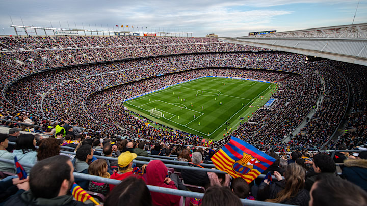 Le Camp Nou toujours en travaux...