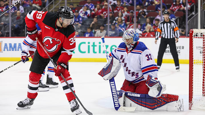 New York Rangers v New Jersey Devils, Jonathan Quick