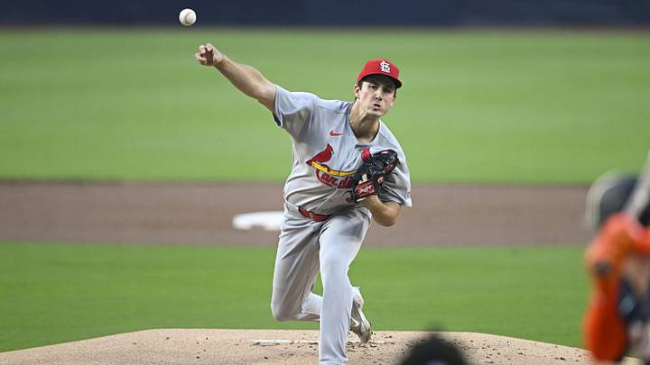 May 8, 2026; San Diego, California, USA; St. Louis Cardinals starting pitcher Michael McGreevy (36) delivers during the first inning against the San Diego Padres at Petco Park. Mandatory Credit: Denis Poroy-Imagn Images May 8, 2026; San Diego, California, USA; St. Louis Cardinals starting pitcher Michael McGreevy (36) delivers during the first inning against the San Diego Padres at Petco Park. Mandatory Credit: Denis Poroy-Imagn Images