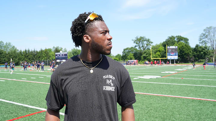 Malcolm Koonce, a former Stepinac football player and current Las Vegas Raiders defensive end, returned to his alma mater to sponsor a free camp for kids June 21, 2025. This is the second year for the camp which is run by Stepinac coaches and players.
