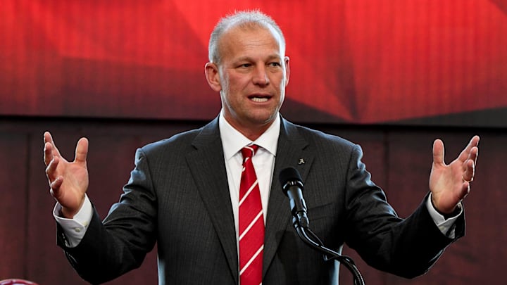 Jan 13, 2024; Tuscaloosa, AL, USA; The University of Alabama introduced new head football coach