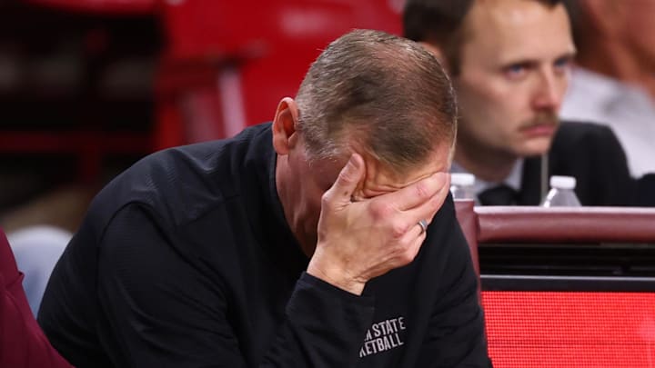 Jan 21, 2026; Tempe, Arizona, USA; Arizona State Sun Devils head coach Bobby Hurley reacts against the West Virginia Mountaineers in the second half at Desert Financial Arena. Mandatory Credit: Mark J. Rebilas-Imagn Images Jan 21, 2026; Tempe, Arizona, USA; Arizona State Sun Devils head coach Bobby Hurley reacts against the West Virginia Mountaineers in the second half at Desert Financial Arena. Mandatory Credit: Mark J. Rebilas-Imagn Images