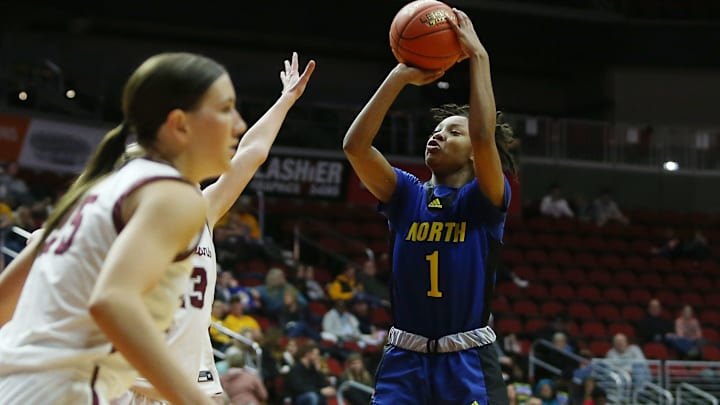 Divine Bourrage of Davenport North is an athlete of the week candidate this week. Divine Bourrage of Davenport North is an athlete of the week candidate this week.