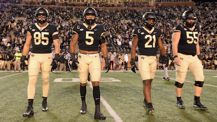 Wake Forest Blake Whiteheart, Ryan Smenda Jr., Chase Jones, Michael Jurgens