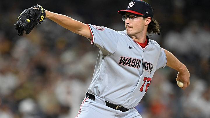 Washington Nationals pitcher Jared Simpson Washington Nationals pitcher Jared Simpson
