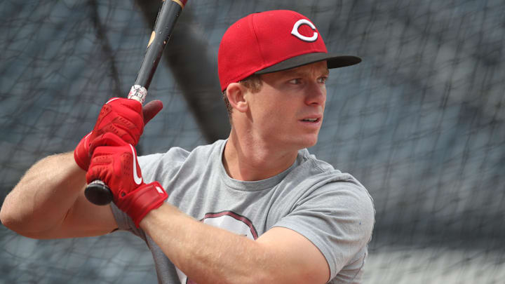 Cincinnati Reds second baseman Matt McLain Cincinnati Reds second baseman Matt McLain