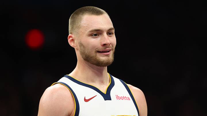 Mar 24, 2026; Phoenix, Arizona, USA; Denver Nuggets guard Christian Braun (0) against the Phoenix Suns at Mortgage Matchup Center. Mandatory Credit: Mark J. Rebilas-Imagn Images Mar 24, 2026; Phoenix, Arizona, USA; Denver Nuggets guard Christian Braun (0) against the Phoenix Suns at Mortgage Matchup Center. Mandatory Credit: Mark J. Rebilas-Imagn Images