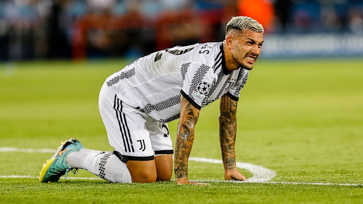 Leandro Paredes avec la Juventus face au PSG