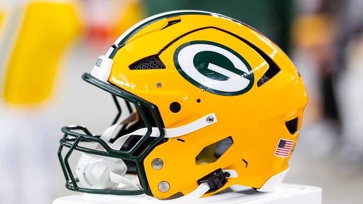 Green Bay Packers helmet; Mark J. Rebilas Green Bay Packers helmet; Mark J. Rebilas