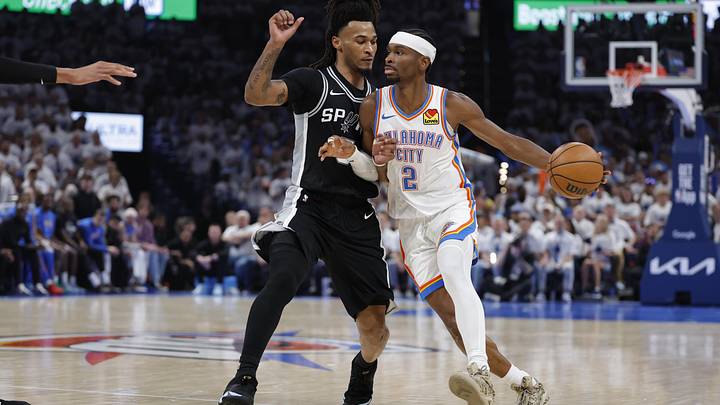 Shai Gilgeous-Alexander and the Thunder are slight home favorites in Game 7. Shai Gilgeous-Alexander and the Thunder are slight home favorites in Game 7.