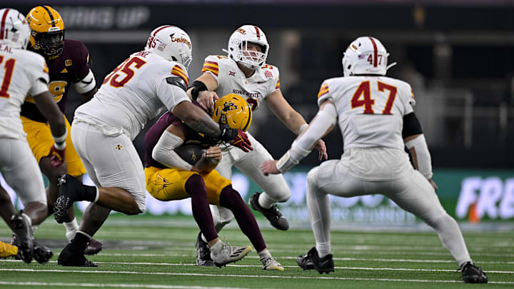 The Iowa State defense will need to be locked in when they take on Cam Ward and Miami in the Pop-Tarts Bowl. The Iowa State defense will need to be locked in when they take on Cam Ward and Miami in the Pop-Tarts Bowl.