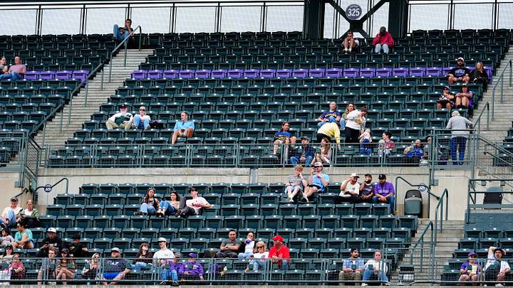 View of the sparse crowd at Coors Field earlier this season. Credit: Ron Chenoy-Imagn Images View of the sparse crowd at Coors Field earlier this season. Credit: Ron Chenoy-Imagn Images