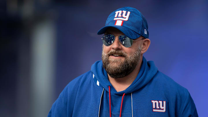 New York Giants coach Brian Daboll before the game against the Indianapolis Colts.