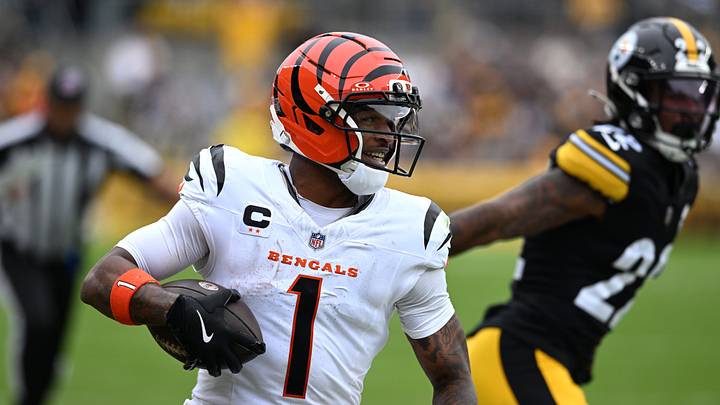 Cincinnati Bengals wide receiver Ja'Marr Chase. Cincinnati Bengals wide receiver Ja'Marr Chase.