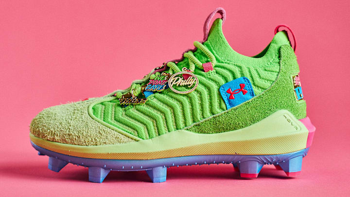 The UA Harper 9 "Phantastic" cleats. The UA Harper 9 "Phantastic" cleats.