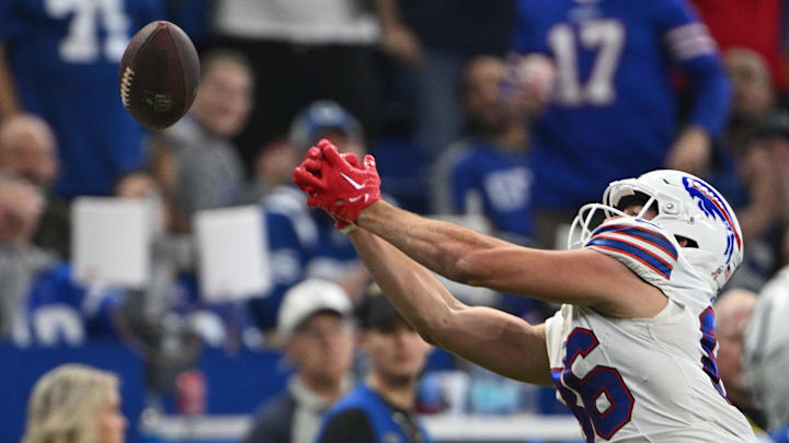 Buffalo Bills tight end Dalton Kincaid. Buffalo Bills tight end Dalton Kincaid.